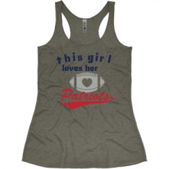 Ladies Slim Fit Super Soft Racerback Triblend Tank