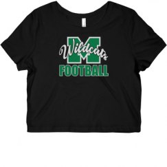 Ladies Slim Fit Crop Top Tee