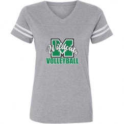 Ladies Relaxed Fit Vintage Sports Tee