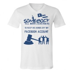 Unisex V-Neck Jersey Tee