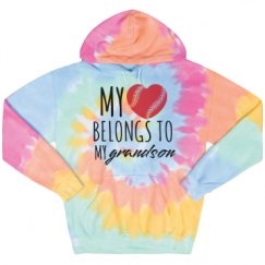 Unisex Tie-Dye Fleece Hoodie