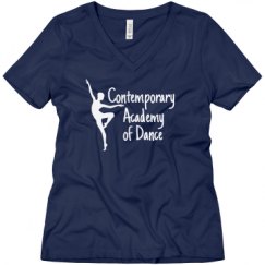 Ladies Relaxed Fit V-Neck Tee