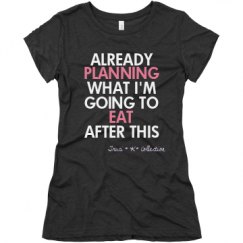 Ladies Slim Fit Super Soft Triblend Tee