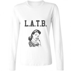 Ladies Relaxed Fit Basic Long Sleeve Tee