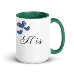 15oz Ceramic Mug with Color Inside