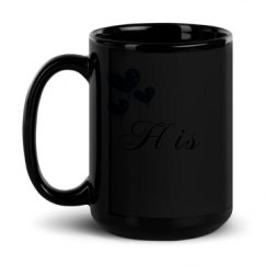 15oz Black Glossy Mug