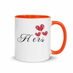 11oz Ceramic Mug with Color Inside