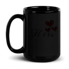 15oz Black Glossy Mug