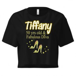 Ladies Festival Cali Crop Top Tee