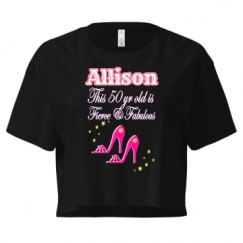 Ladies Festival Cali Crop Top Tee