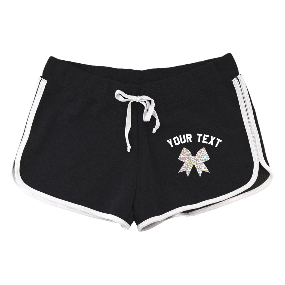 Custom Glitter Cheer Shorts - Ladies 