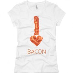 Ladies Slim Fit Basic Promo Jersey Tee