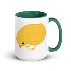 15oz Ceramic Mug with Color Inside