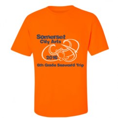 Unisex Ultra Cotton Safety Neon Crewneck Tee