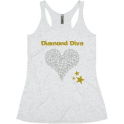Ladies Slim Fit Super Soft Racerback Triblend Tank