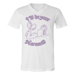 Unisex V-Neck Jersey Tee