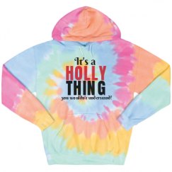 Unisex Tie-Dye Fleece Hoodie
