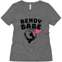 Ladies Relaxed Fit V-Neck Tee