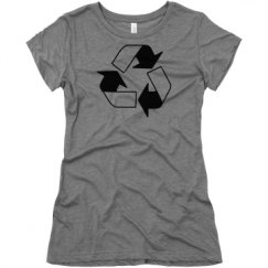 Ladies Slim Fit Super Soft Triblend Tee