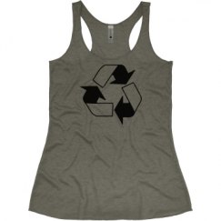 Ladies Slim Fit Super Soft Racerback Triblend Tank