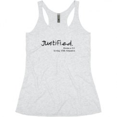 Ladies Slim Fit Super Soft Racerback Triblend Tank