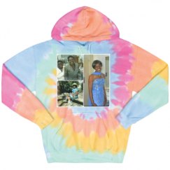 Unisex Tie-Dye Fleece Hoodie