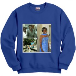 Unisex Film and Foil Crewneck Sweatshirt