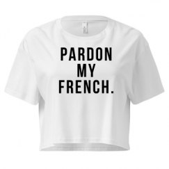 Ladies Festival Cali Crop Top Tee