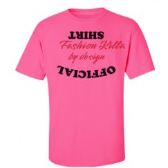 Unisex Ultra Cotton Safety Neon Crewneck Tee