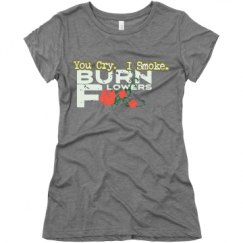 Ladies Slim Fit Super Soft Triblend Tee