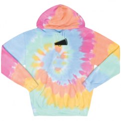 Unisex Tie-Dye Fleece Hoodie
