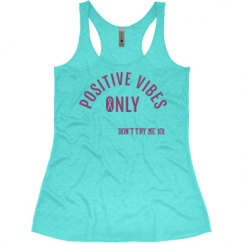 Ladies Slim Fit Super Soft Racerback Triblend Tank