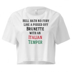 Ladies Festival Cali Crop Top Tee