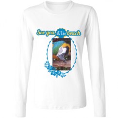 Ladies Relaxed Fit Basic Long Sleeve Tee