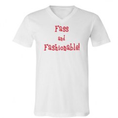 Unisex V-Neck Jersey Tee