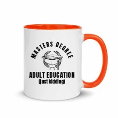 11oz Ceramic Mug with Color Inside