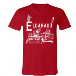 Unisex V-Neck Jersey Tee