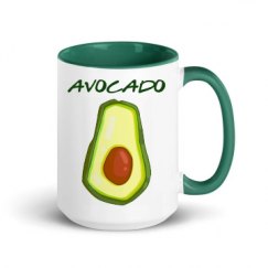 15oz Ceramic Mug with Color Inside