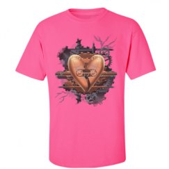 Unisex Ultra Cotton Safety Neon Crewneck Tee