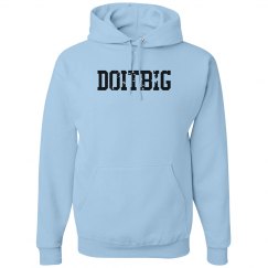 Light blue custom hoodie 