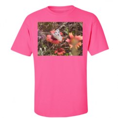 Unisex Ultra Cotton Safety Neon Crewneck Tee