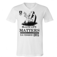 Unisex V-Neck Jersey Tee