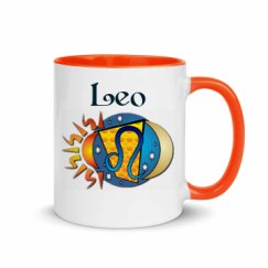 11oz Ceramic Mug with Color Inside