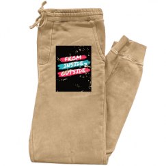 Pigment-Dyed Fleece Pants