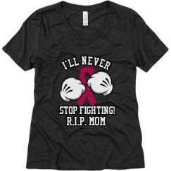 Ladies Relaxed Fit Super Soft Triblend V-Neck Tee