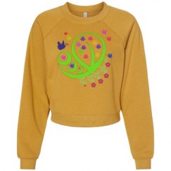 Women's Raglan Pullover Fleece