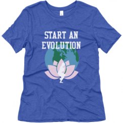 Ladies Relaxed Fit Super Soft Triblend Tee