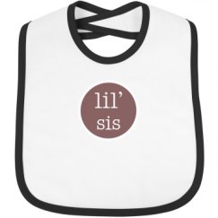 Infant Contrast Trim Bib