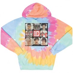 Unisex Tie-Dye Fleece Hoodie