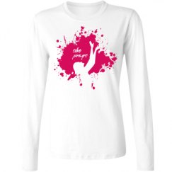 Ladies Relaxed Fit Basic Long Sleeve Tee